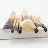 Make -up -Tools 9PCs Set Brown Professional Cosmetic Make -up Pinsel MMB20 230822