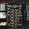 Män s västar varumärke Autumn Winter Men Cotton Vest Jacket ärmlös ner midja manlig casual kappa plus storlek 8xl 230822