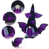 Objets décoratifs décorations d'Halloween chauve-souris avec ailes poupée vieil homme sans visage fantôme Festival nain 230822