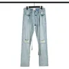 Designer jeans heren broek linnen broek hiphop mannen jeans verontrust