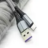 3A быстрая зарядка 1M 2M 3M кабель Type-C USB-телефон Кабель V8 Использованный ткани для интерфейса v8 Cable