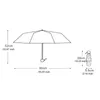 Parapluies Parapluie pluvieux Mini Parasol Protection solaire Poche Style simple Petit