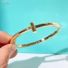 Tiffanylris Charm Bracelets Luxury Designers Bracelet Consume Teachers Present Rose Gold Gift Lovely with Box Hl1d