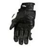 Fem fingrarhandskar Herrkvinnor 4 Säsong Kör Supertech Black/White Motorcykelläderhandskar Racing Glove Motor Cobike Cowhide Racing Cykel Knight 230822