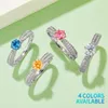 Anneaux de mariage 0 5ct classique 6 broches diamant argent femmes bague plaqué or avec certificat GRA pour fiançailles filles cadeaux 230822