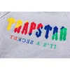 Men s Tracksuits Trapstar Minimalist Rainbow Towel Embroidered Plush Sweater And Pants Set 230822