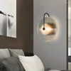 Duvar lambası basit yaratıcı cam oturma odası sanat başucu yatak odası kanepe tarafı