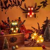 Inne świąteczne zapasy imprezy Halloween Lights Dekoracje dynia Wzory duchów bar Party Bat Skull Light Happy Halloween Day Decor do domu 2022 L0823