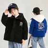 Down Coat Children's Clothing Boys and Girls Winter Clothes down Jacket Thickened 2022 New Medium and Large Children Fake Two Pieces down J230823