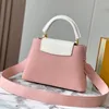 Designer Tote Bag Womens di grande capacità borse portatili a colori solidi per spalla per camere a tracolla borsa di moda cuscino