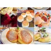 Commercial Knob Japanese Fluffy Souffle Pancakes Maker 220V 110V Single head Souffle Machine Japanese Cheese Cake Iron Baker Pan