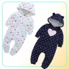 Novo macacão de bebê roupas de inverno menino menina vestuário engrossar quente confortável algodão crianças roupas roupas de bebe traje 2010287229938