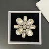 Brooches European American Heavy Industry Fashion Atmosphere Exaggerated Large Sunflower Crystal Brooch