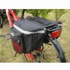 Paniers Bags 25Litre Big MTB Bicycle Pack Double Pack Bag Rack Bike Turnk 600D Magague Pannier Ciclismo Armazenamento 230823