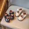 Spor ayakkabıları livie luca knotty bahar çocuk ayakkabısı açık Mary jeans tasarım sevimli kızlar çıplak ayakla minimalist rahat 230530