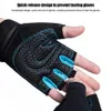 5本の指の手袋ジムフィットネスウェイトリフティングボディビルディングスポーツエクササイズサイクリングスポーツワークアウトグローブ男性女性MLXL 230823