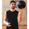 Tampo masculino Tops de fitness de fitness de fitness de verão de verão