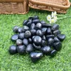 Figurines décoratives en gros en vrac cristal naturel pierre roulée tourmaline noire roche roulante pour la guérison vitalité racine chakra méditation