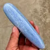 Decorative Figurines 165G Natural Quartz Beauty Celestite Crystal Massage Stick Healing Gift