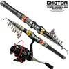 Boat Fishing Rods G da Strong And Durable Carbon Rod Combo 1.8 3.6M and Spinning Reel Gear Ratio 5.5 1 Kit Set 230822