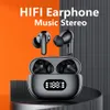 F05 True Kablosuz Kulaklık Bluetooth 5.3 Kulaklık Stereo TWS Kulakbuds Oyunu Hi-Fi Müzik Kulaklıkları Güç Pil Led Dijital Ekran Spor Kulaklık