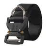 3.8cm imitation nylon cobra tactical belt with quick release alloy buckle belt for military fans men's belt