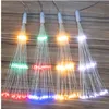 Plug-in fyrverkeri lampan 600 LED Christmas Dandelion Garland String Fairy Light for Outdoor Indoor Home Window Holiday Light Decors