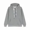 2024 Sweats à capuche de créateurs pour hommes femmes Shelu Letter Man Sweat à capuche Top Vêtements Gris LOOSE TRIOMPHE HOODIE EN COTON ET CACHEMIRE NOIR BLANC