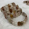 STRAND Mixed Rutilated Quartz kralen Bracelet Natural Gem Stone sieraden Bangle voor vrouwelijke man Groothandel!