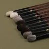 Makeup Tools Professional Handmade Brushes 1PC Soft Squirrel Weasel Horse Goat Hair Large Eye Shadow Brush Walnut Handle Make Up 230822