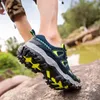 Safety Shoes Men Outdoor Hiking Spring Summer Air Mesh Breathable Waterproof Antiskid Climbing Male Trekking Trail Sneakers 230822