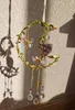 ديكورات الحديقة الفراشة الأرجواني معاداة Amythest Suncatcher صانع قوس قزح | Mini Suncatcher | هدايا ديكور شماعات الجدار بوهو 230822