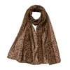 Party Supplies Leopard Scarf Women Multicolor Fashion Classical Printing Long Soft Shawl Scarves Quality Chiffon Femme Wrap Ladies