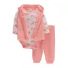 Rompers 2023 Spring and Autumn Fashion Baby Small Set Boys Girls Abbigliamento Caldo giubbotto all'ingrosso 230823