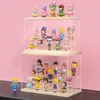 Other Toys Transparent Acrylic Blind Box Storage Jasmine Bubble Hand made Matt Display Stand Desktop Dustproof Doll 230823