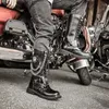 Buty Mężczyzny mody Motorcycle Midcalf Wojskowe bojowe gotyckie buty punkowe highop zwykłe zapatos hombre 230823
