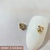 Tırnak Sanat Dekorasyonları 10 PCS/Lot Sevgililer Günü Kalp Aşk Zirkon Kristalleri S Nail Art Mücevher Süslemeleri Tırnaklar Aksesuarlar Takımlar Malzemeler 230822