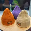 BeanieSkull Caps Woolen hat for men and women in autumn and winter Korean version trendy and versatile fashionable and warm knit hat patch cloth cover poin J230823