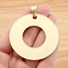 Pendant Necklaces 1Pc MaGold Color Boho Hollow Open Large Round Charms Pendants For DIY Necklace Jewelry Making Findings Accessories 68x58mm