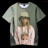 Męskie koszulki 3d Emily Zugay T-shirt krótko-rękawoeved dla dzieci letnie chłopcze dziewczyny 2023 Modna plaża stylowa