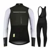 Ensembles de maillots de cyclisme Espagne Ensemble à manches longues pour hommes VTT Vêtements de vélo Maillot Ropa Ciclismo Hombre Vêtements de vélo 19D GEL Bib Pants 230823