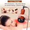 Back Massager Electric Guasha Stone Heating Scraping Neck Meridian Massage Face Hudly Lyfting Warm Moxibustion Gua Sha Tool 230823