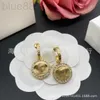 Charm Designer Beauty Head Made Old Bronze Diamond Earrings Female Fashion Network Red Same Style Silver Needle Anti Allergy 3F3S