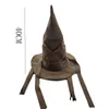 Cappelli da festa Film Fashion Film Witch Wizard Hat Potters Sortendo Cappello in pelle Halloween Punteggi per feste vestiti uomini Accessori costumi cosplay 230822