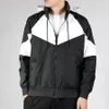 Jaquetas de jaquetas de manga longa de manga longa emendado com capuz esportes casuais cacote de casaco masculino top top s-2xl266c