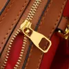 Luxury Leather Canvas Crossbody Bag Full Leather Lychee Print Wrist Princip