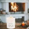Kerzenhalter liefern Zylinderabdeckungen empfindliche offene Schatten Plastikzylinder Kerzen Haus nach Hause