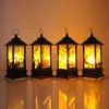 Altre forniture per feste festive decorazioni di Halloween Led Candles Tè Light Vintage Castle Pumpkin Ghost Hanging Lamp Lantern Lantern Halloween Feste per la casa L0823