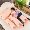 Plush Dolls 110cm Pig Toy Cute Stuffed Animal Piglet Plushie Soft Baby Soothe Doll Sofa Cushion Home Decor Pillow Girl Birthday Gift 230823