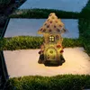 Decorazioni per il giardino casa a energia solare a led resina in resina funghi outdoor passerella cottage decorazione della lampada natalizia